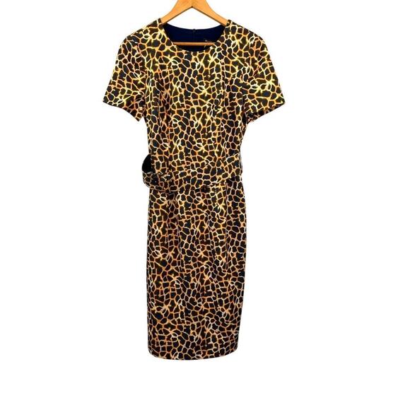 BLACK HALO Montez Belted Sheath Dress Size 4 NWT - Picture 2 of 11